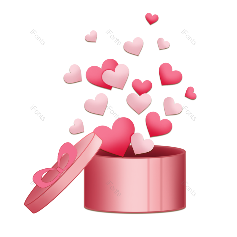 节日图片,礼盒元素,礼物PNG,情人节免抠素材